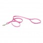 Nylon Puppy Leash Size: 0.6″ W x 72″ L, Color: Neon Pink