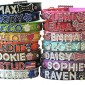 Bling Stuff For Fun TM – Crocodile PU Leather Personalized Rhinestone Bling Dog Name Collar for Large, Medium, Small Dogs and Puppies (Black, S: Neck Size 9.8″-12″)